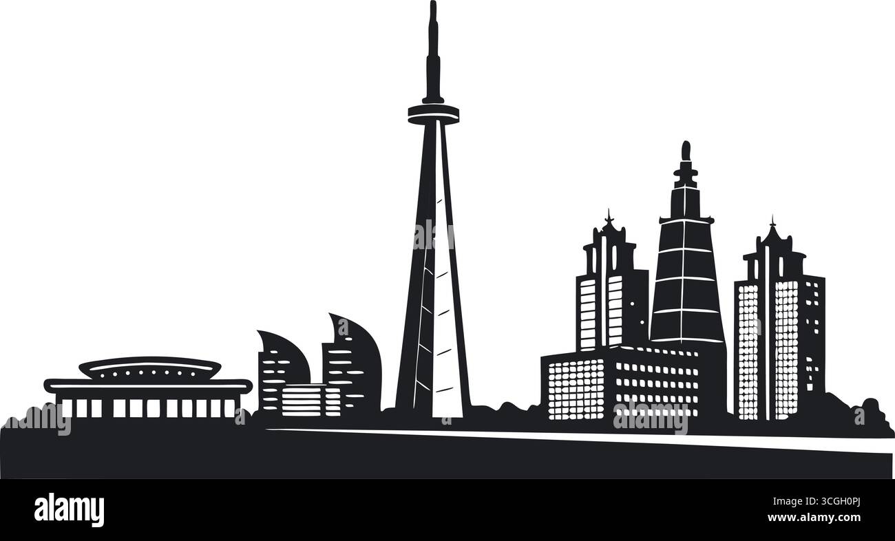 Toronto iconic building Stock Vector Images - Alamy