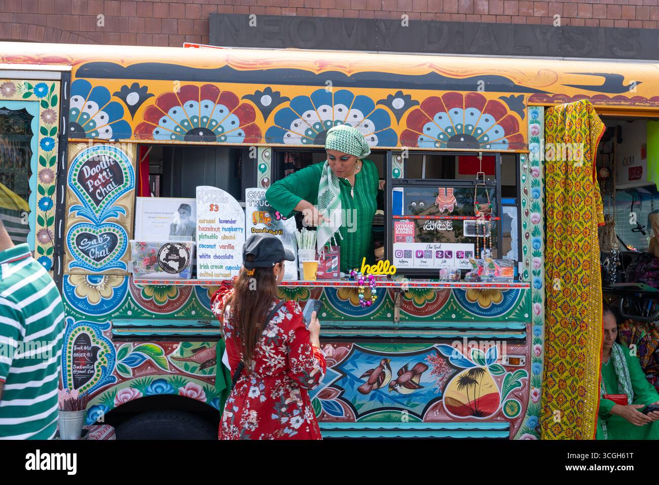 Pakistani Independence Day fair (mela) on Coney Island Avenue in the ...
