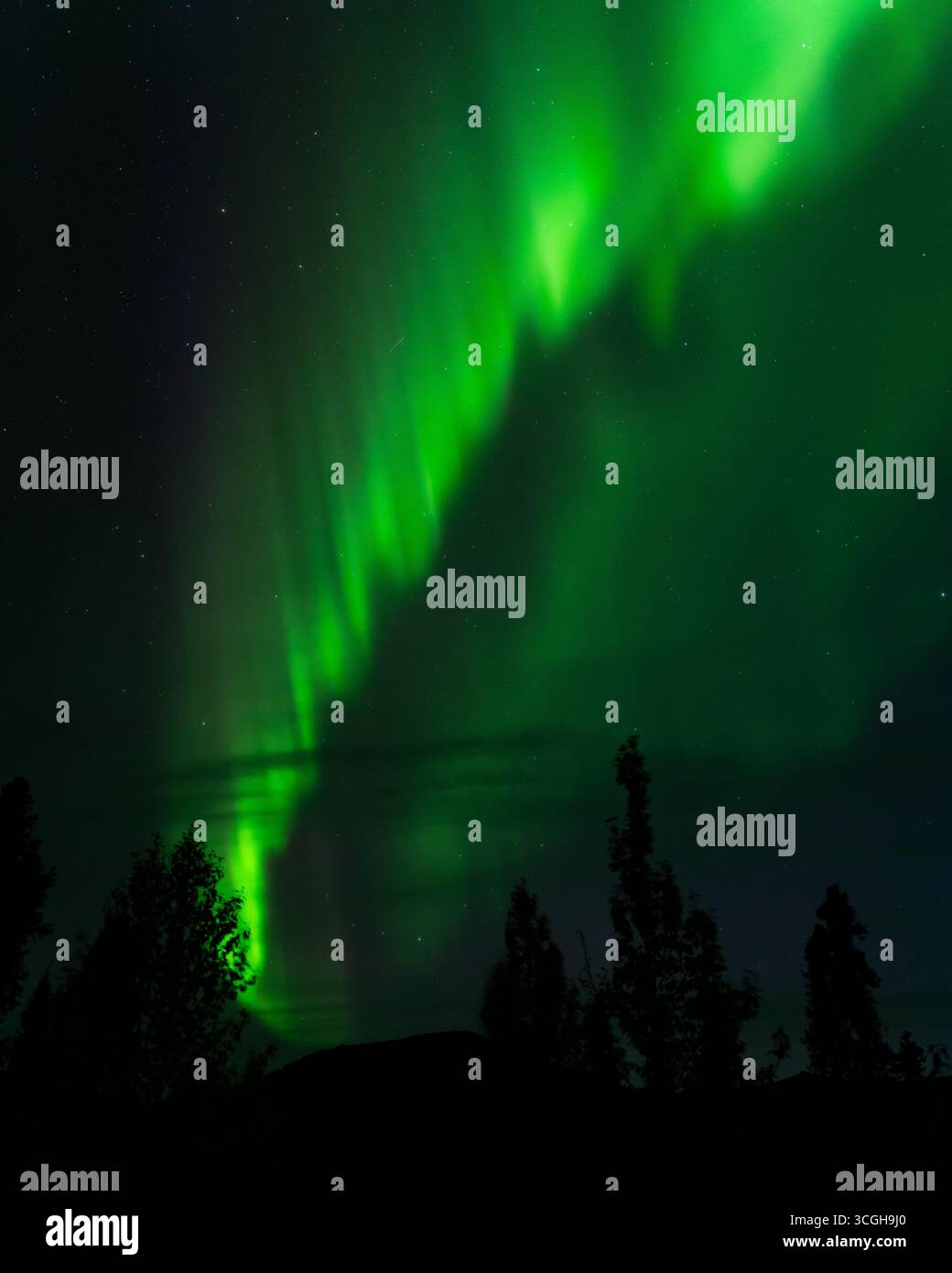 Capturing the northern lights above Coldfoot was epic! Stock Photo