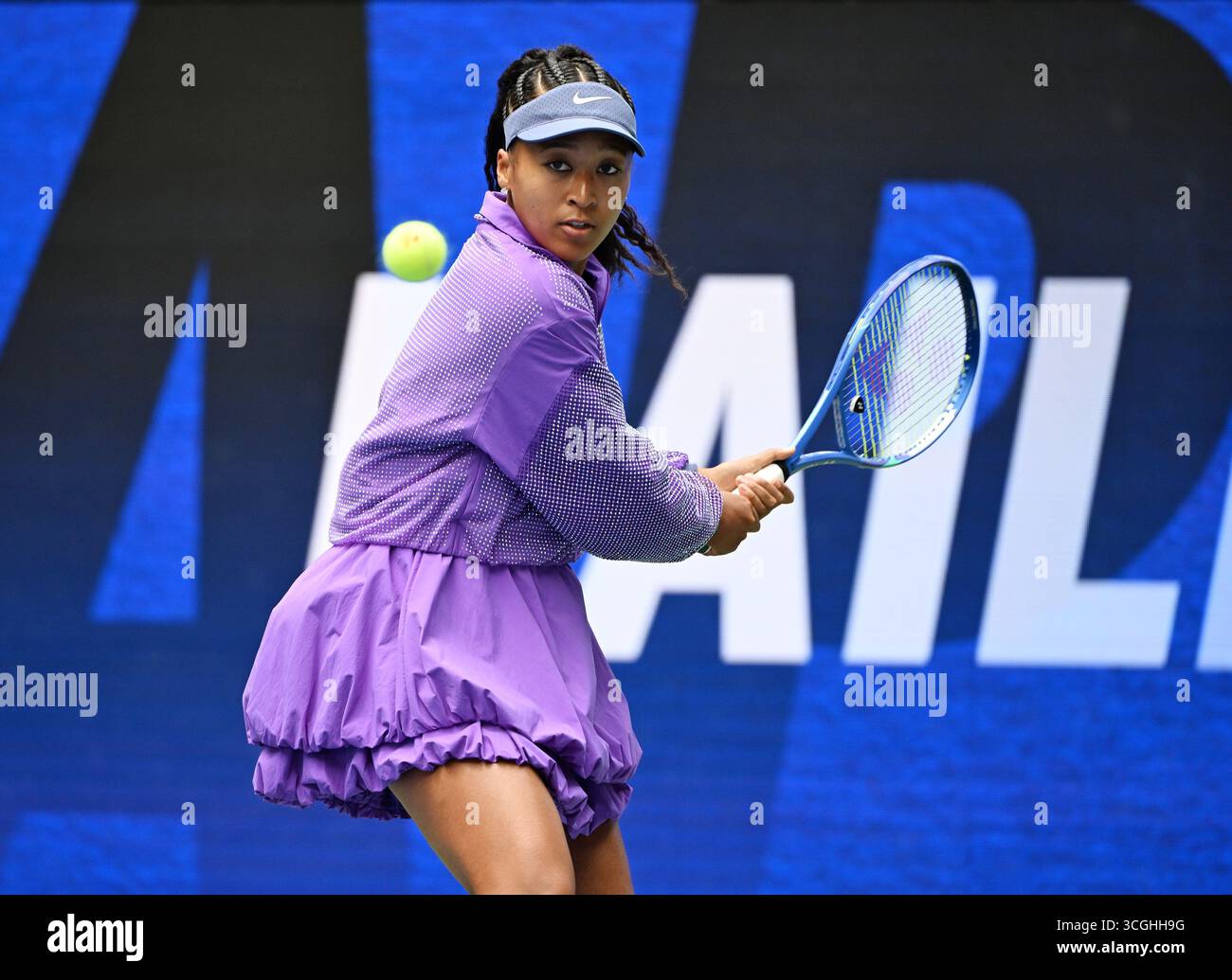 Louis Hailey FLUSHING NY- AUGUST 28: Naomi Osaka Vs Hailey Baptiste on Louis ...