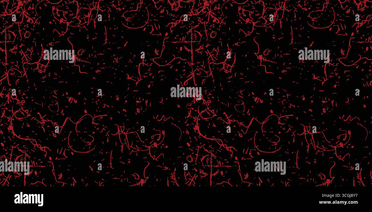 Chaotic random scattered shapes Stock Vector Images - Alamy