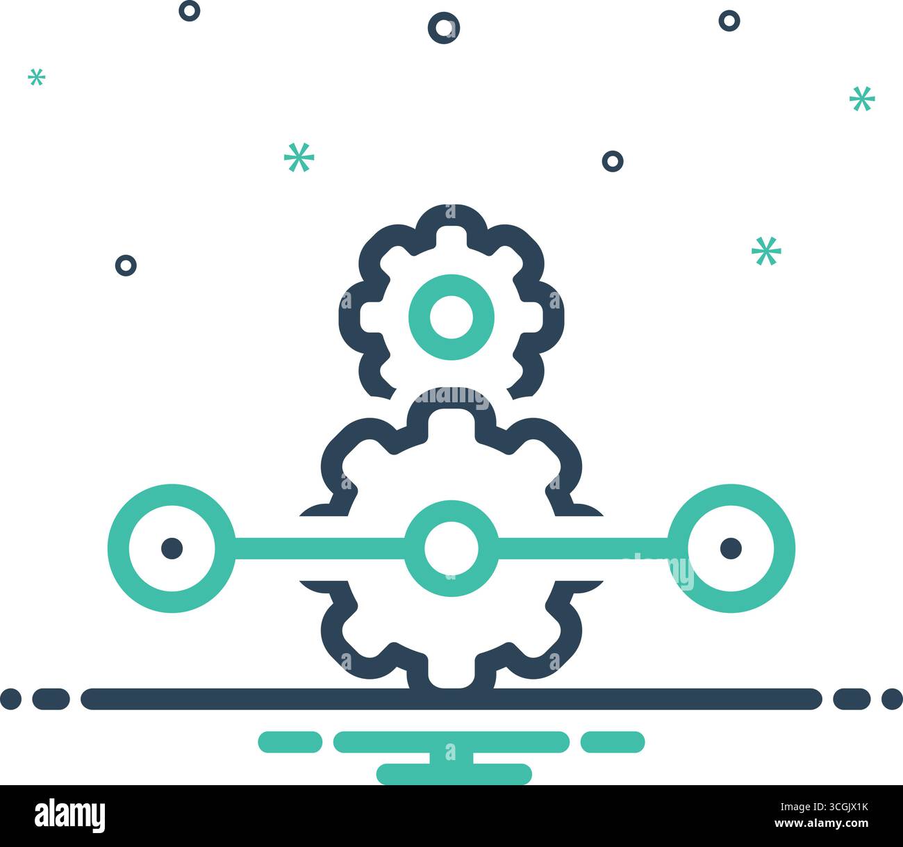 Icon for process streamlining, process Stock Vector Image & Art - Alamy