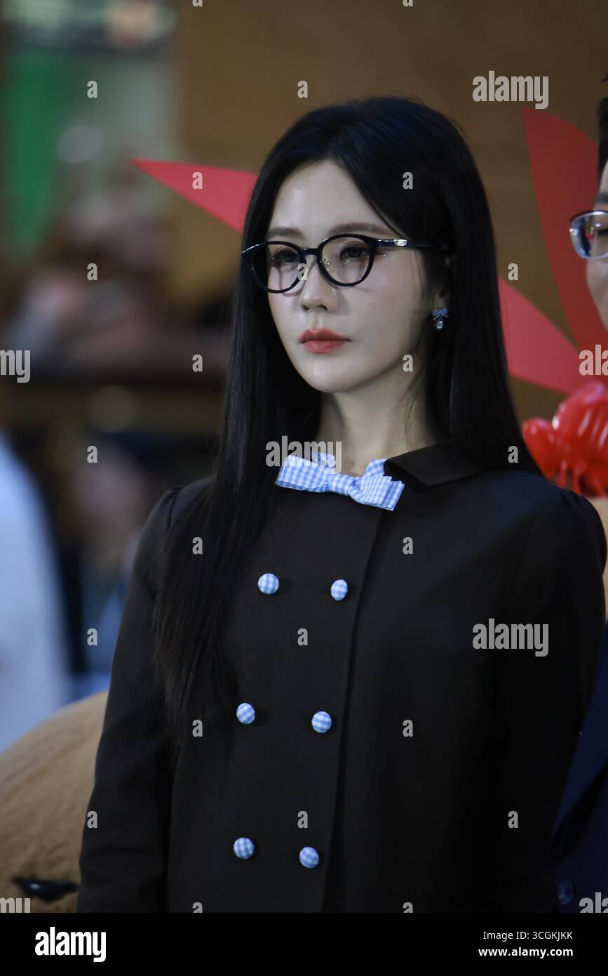 Chinese film and television actress and singer Wang Yijin attends an ...