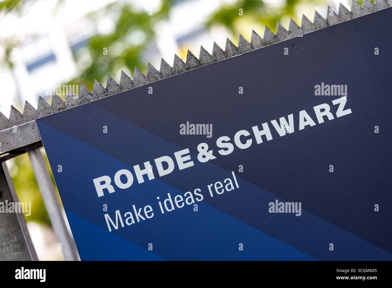 Munich, Germany. 28th Aug, 2025. The logo of Rohde & Schwarz GmbH & Co ...