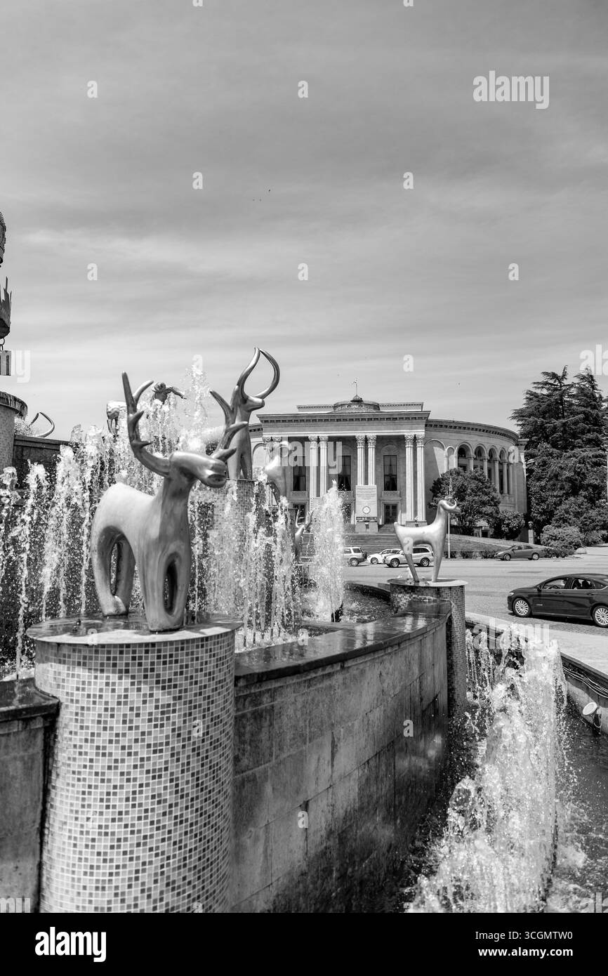 Kutaisi, Georgia - June 15, 2024: Colchis or Kolkha Fountain with ...