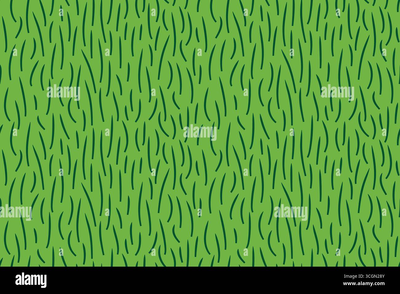 seamless pattern of green grass- vector illustration Stock Vector