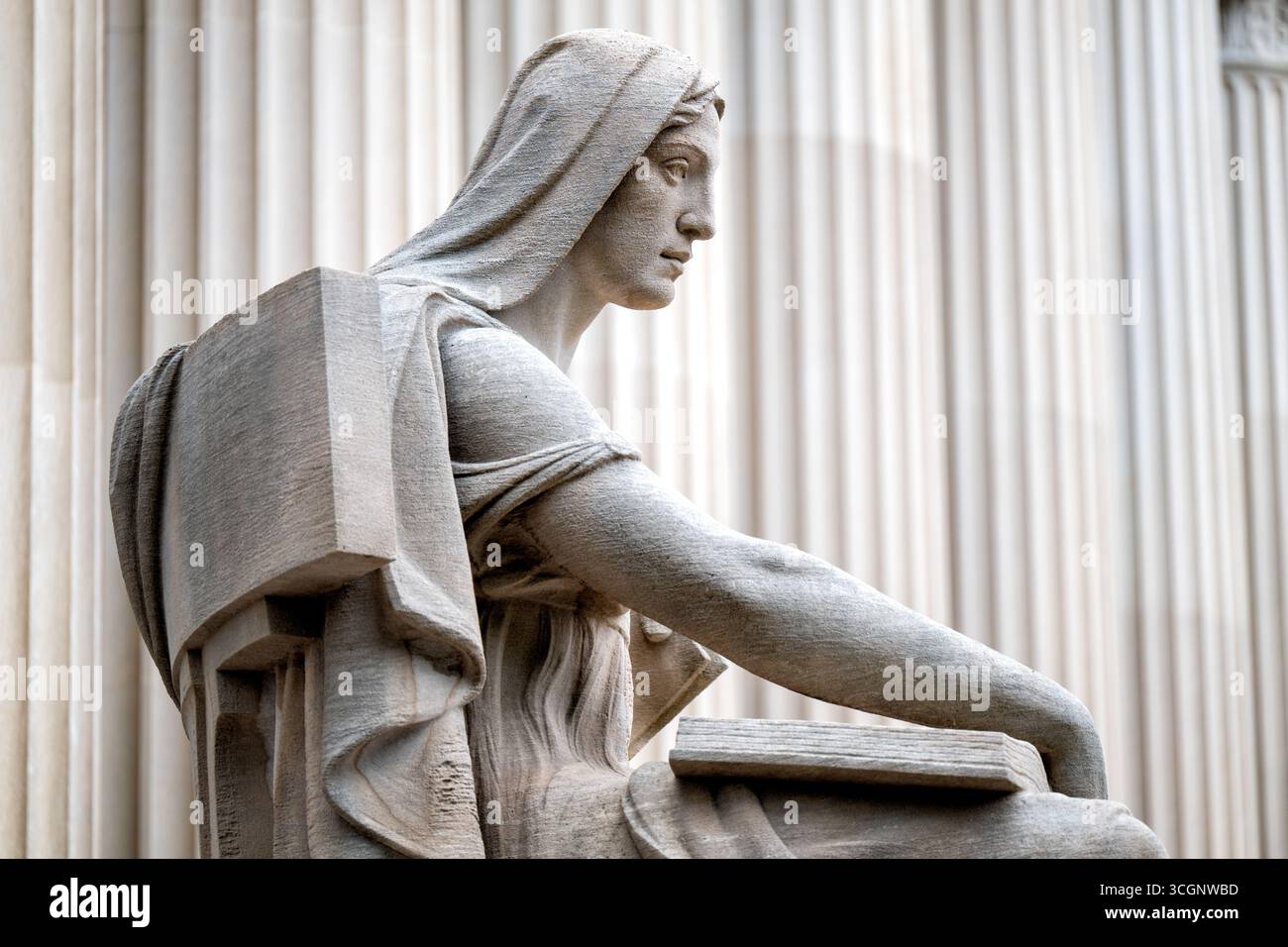 Past is Prologue Sculpture at the National Archives Building in ...
