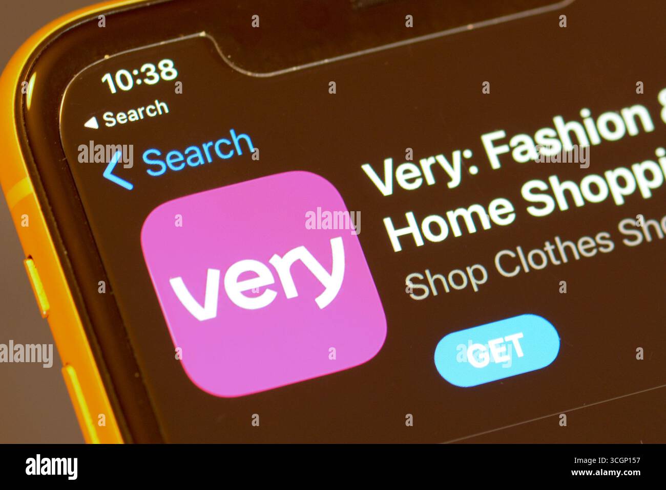Very fashion app in the Apple App Store Stock Photo