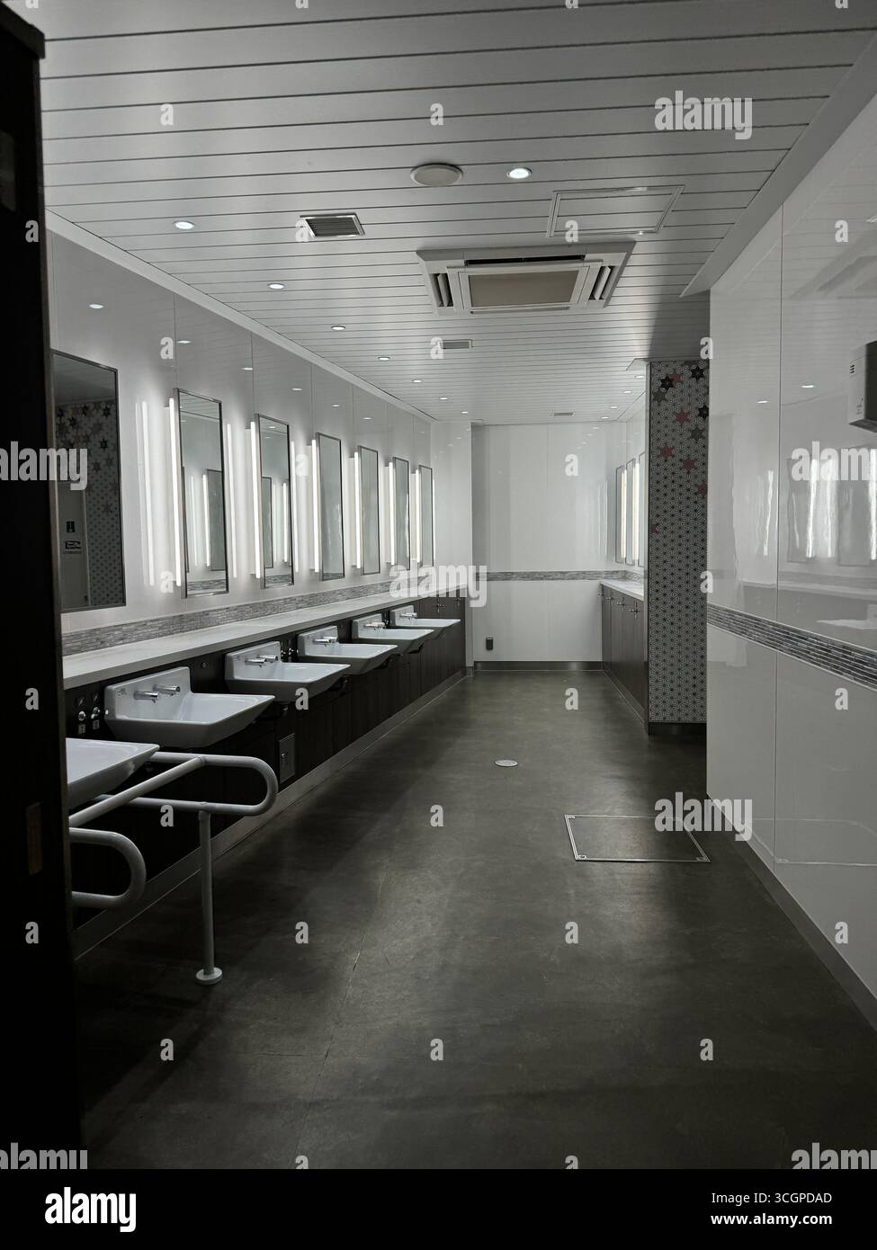 Minimalist public toilet interior multiple hi-res stock photography and ...