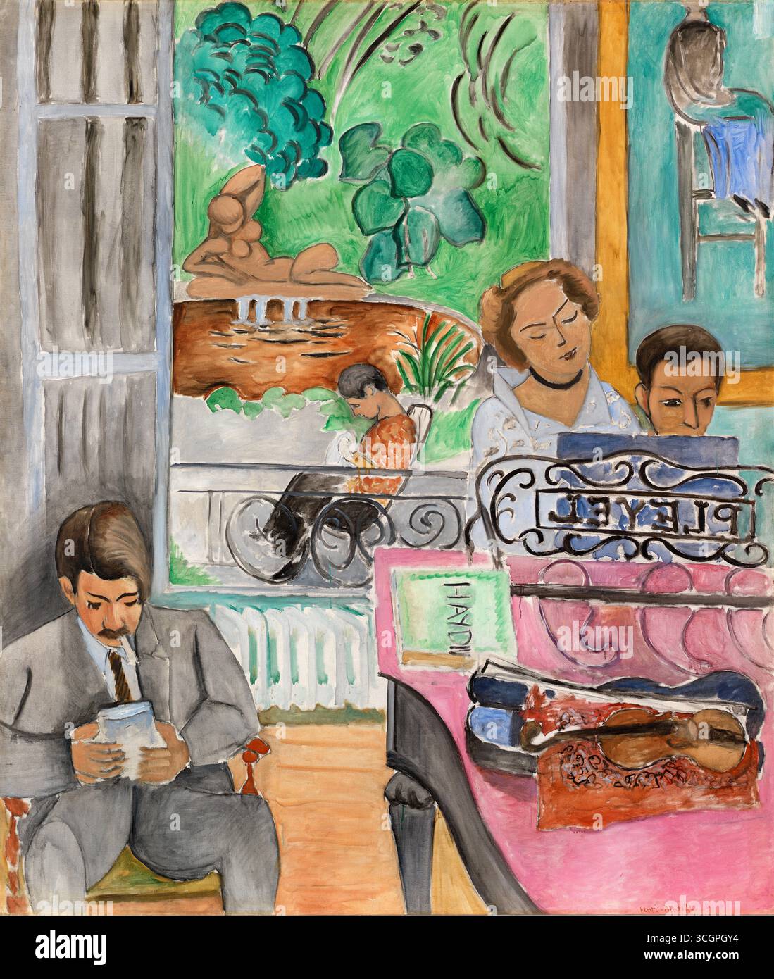 アート・デザイン・音楽 MATISSE PHOTOGRAPHIES / Henri Matisse Reproduction of The Music Lesson - Henri Matisse – Galerie Mont-Blanc