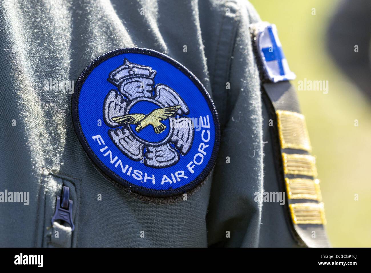 The Logo Of Finnish Air Forces In Jyv skyl Central Finland In May the-logo-of-finnish-air-forces-in-jyv-skyl-central-finland-in-may