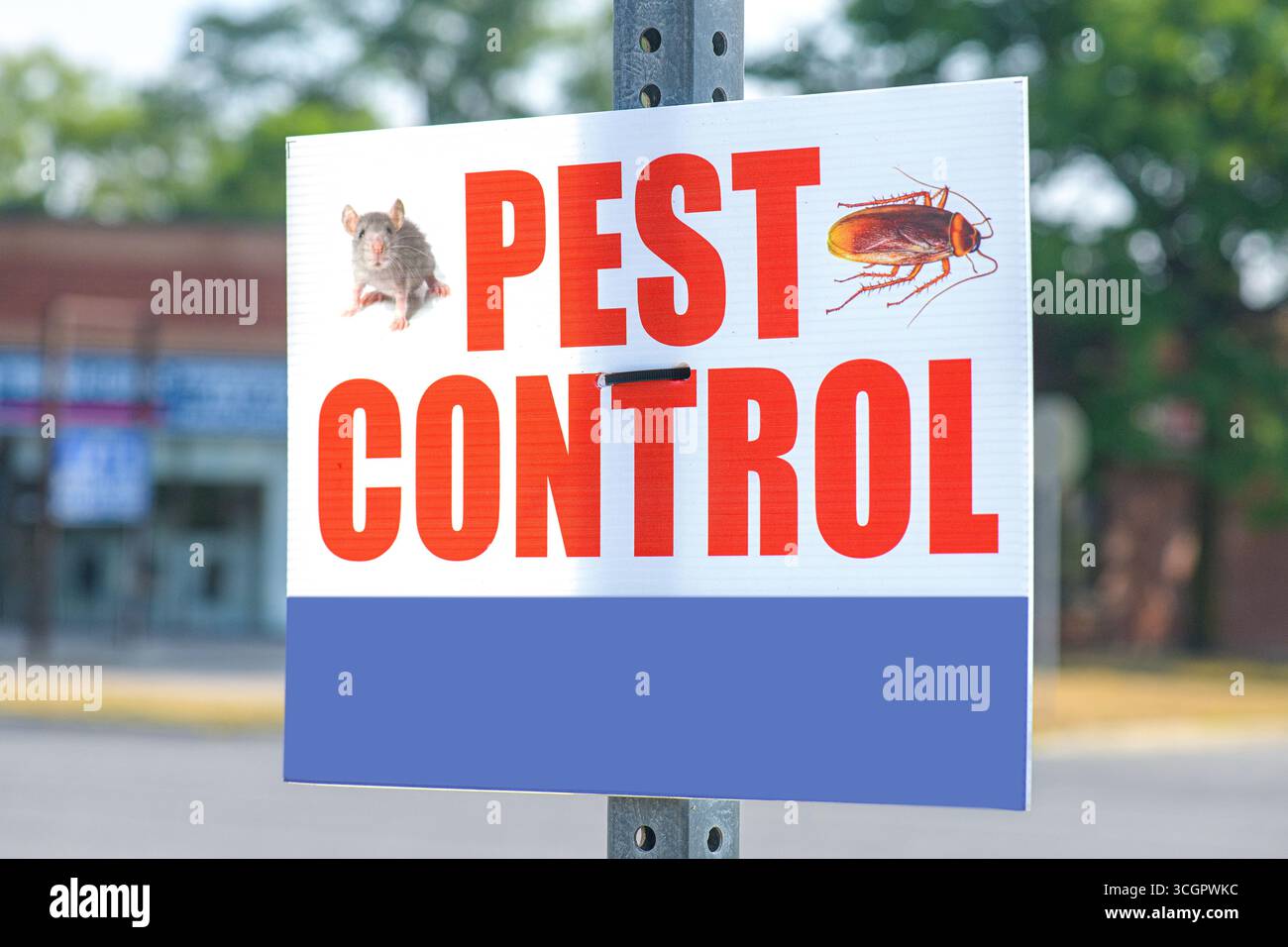 Pest Control Sign Insects Bold pest control design hi-res stock photography and images - Alamy
