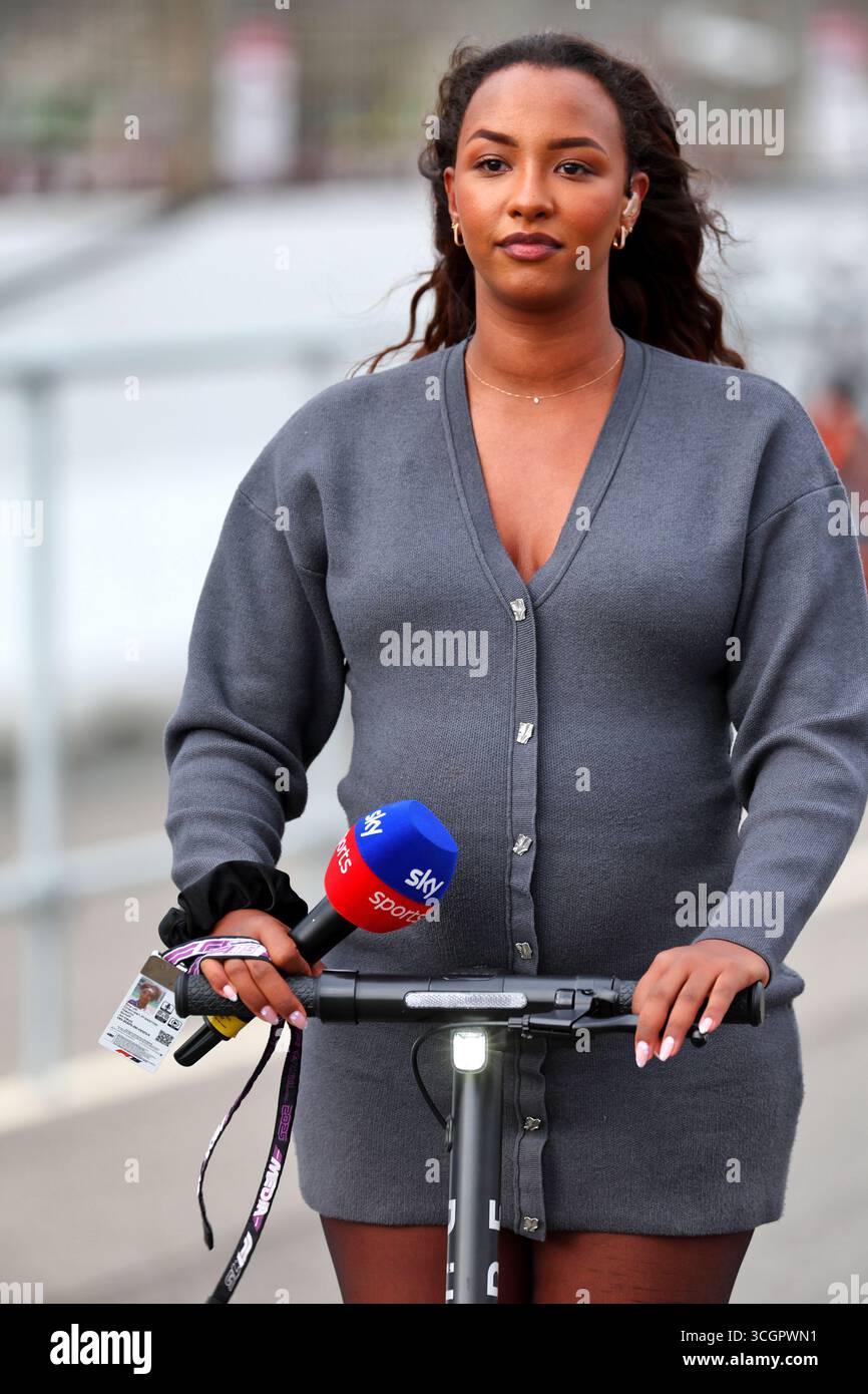 Naomi Schiff (RWA) / (BEL) Sky Sports F1 Presenter. 29.08.2025. Formula ...