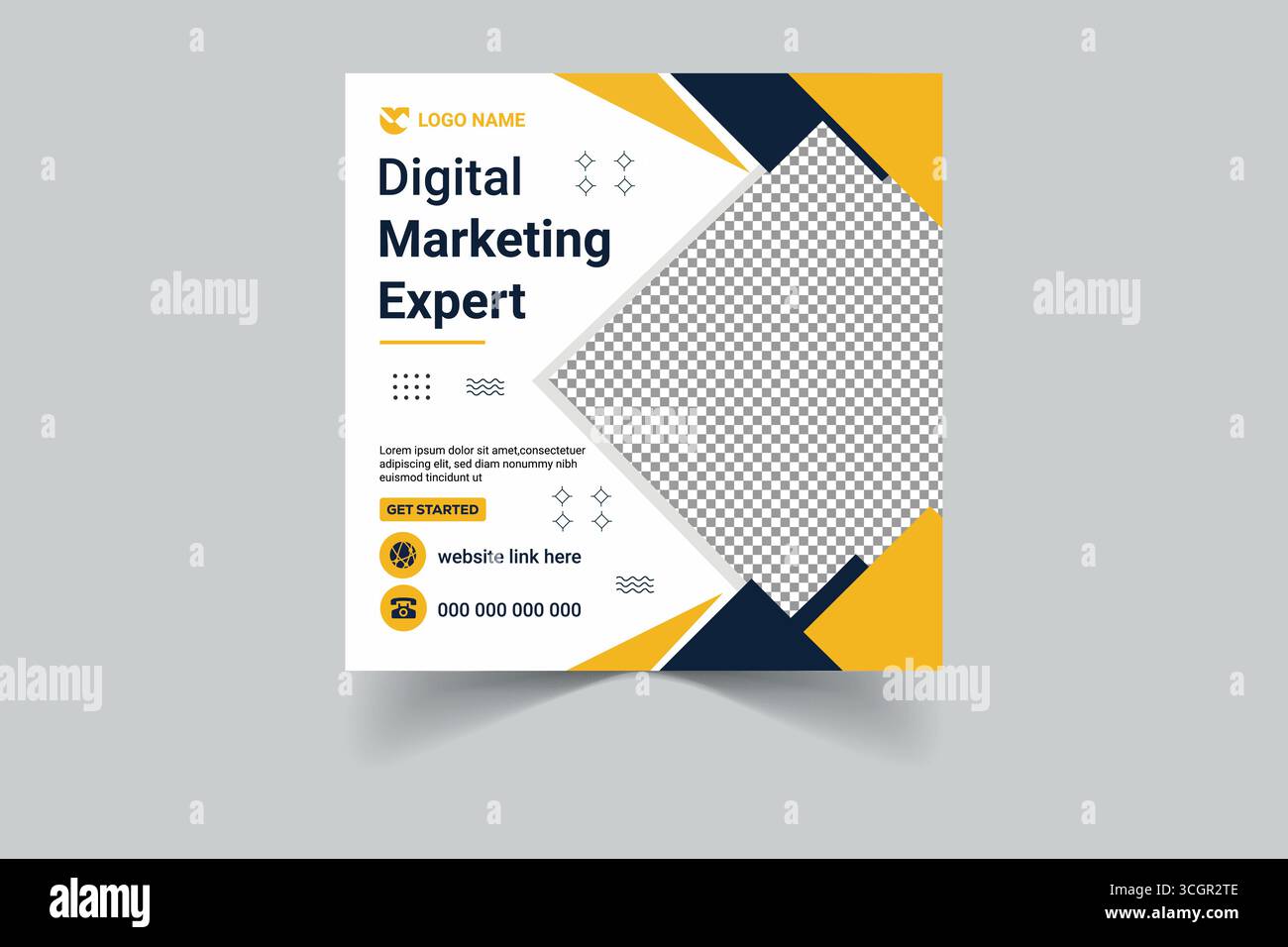 Digital Advertisement Layout Design Editable advertising layout hi-res stock photography and images - Alamy