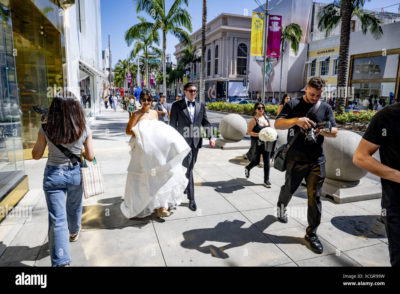 LOS ANGELES - Rodeo Drive is a world-famous luxury shopping street ...