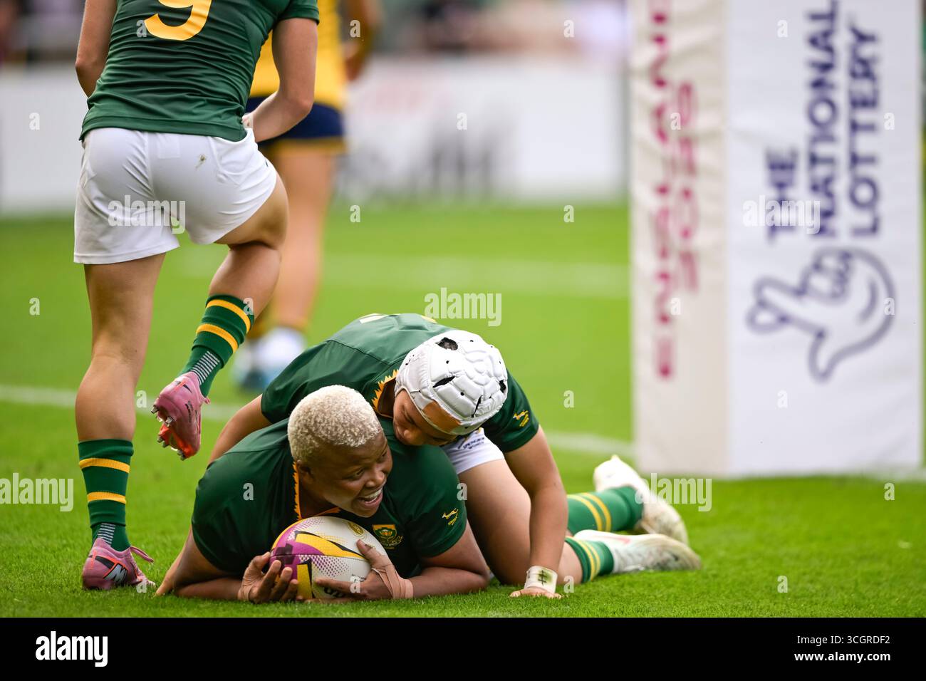Women’s Rugby World Cup South Africa vs Brazil match at Franklins ...