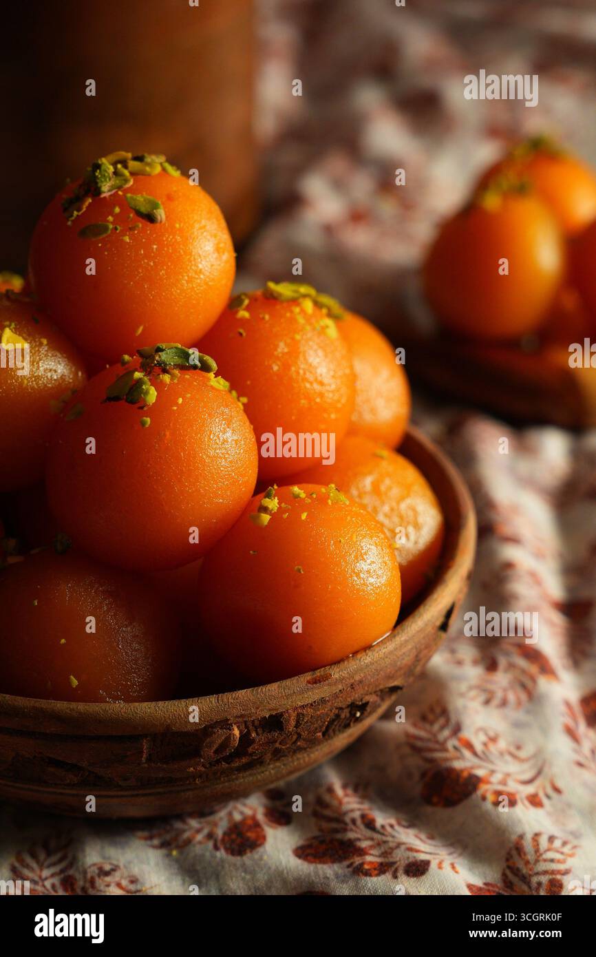 Festival Celebration Dessert – Indian Mithai Presentation Stock Photo ...