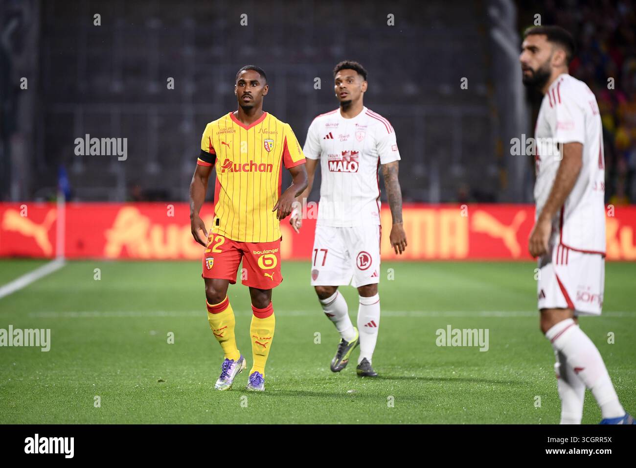 22 Wesley SAID (rcl) during the Ligue 1 McDonald's match between Lens ...