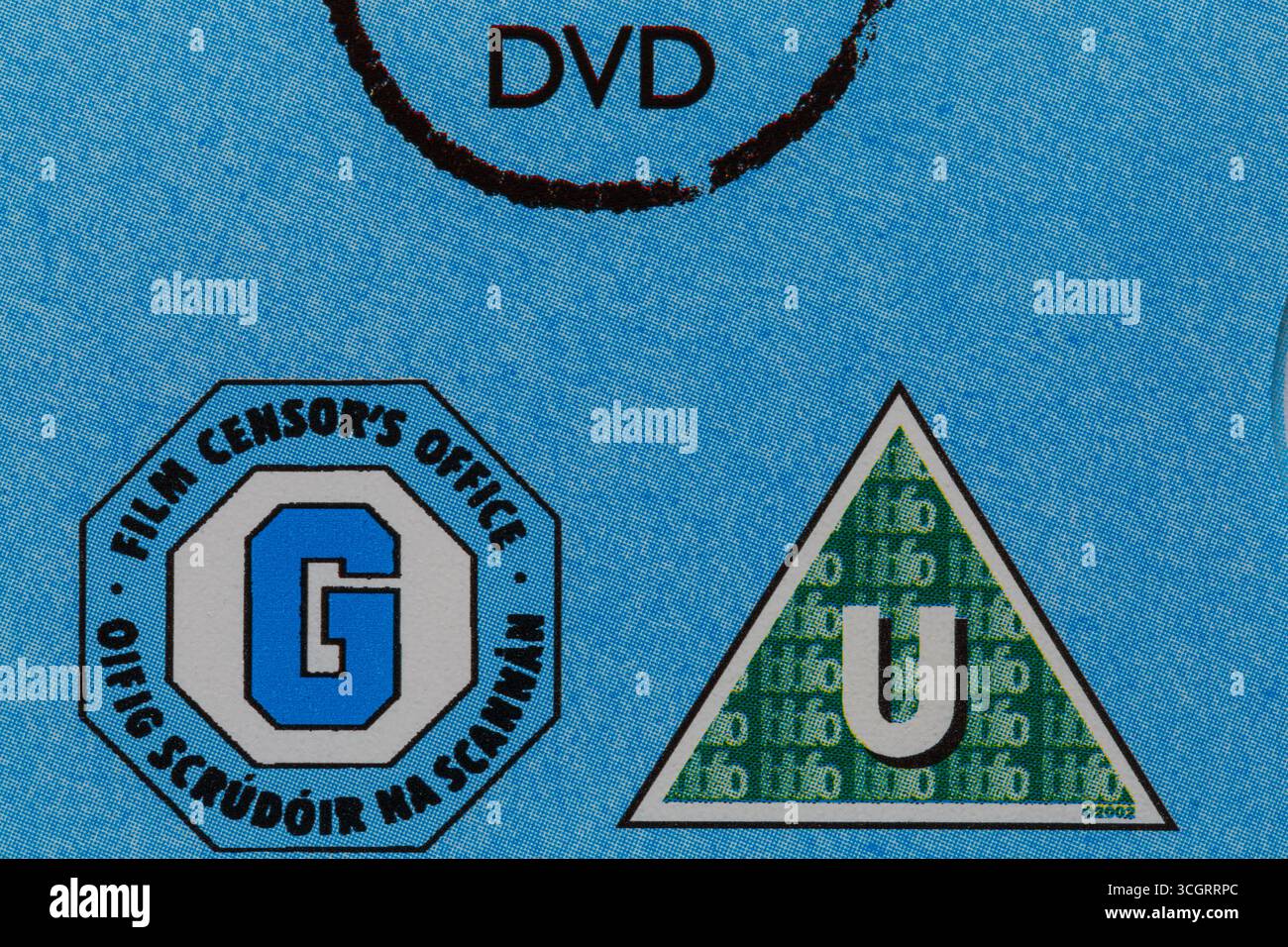U rating classification on DVD disc - film age classification bbfc ...