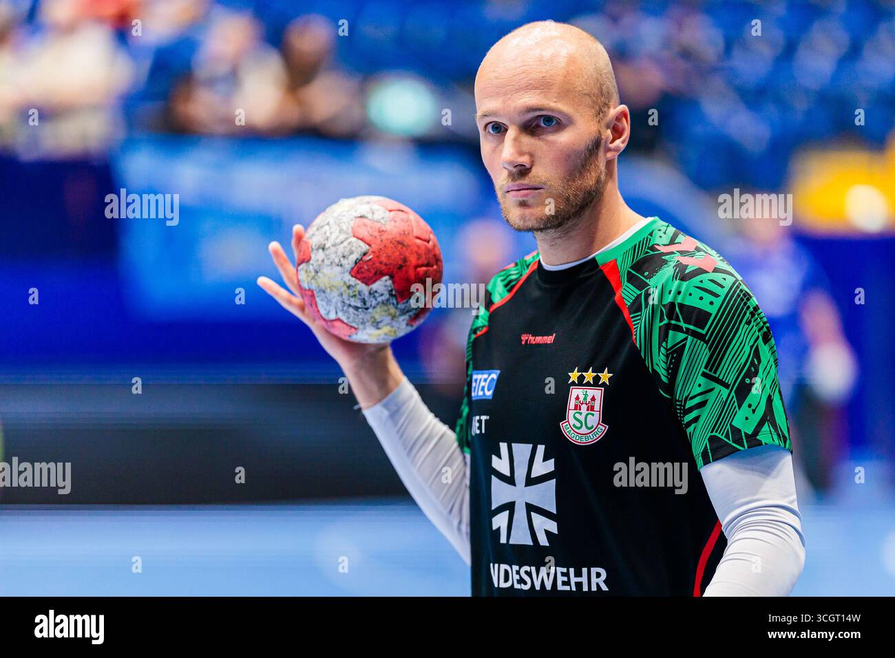 Rollinger Tim Hornke (SC Magdeburg, #17) GER, TBV Lemgo Lippe vs. SC Magdeburg ...