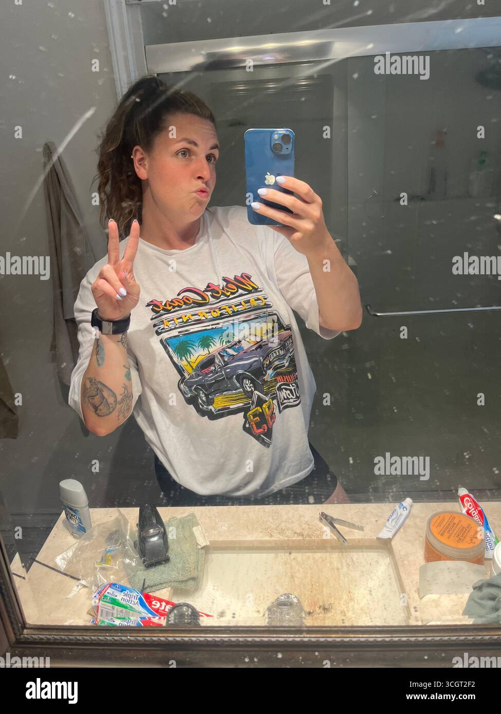 generic photo of a hip women - Smartphone Captured Stock Image