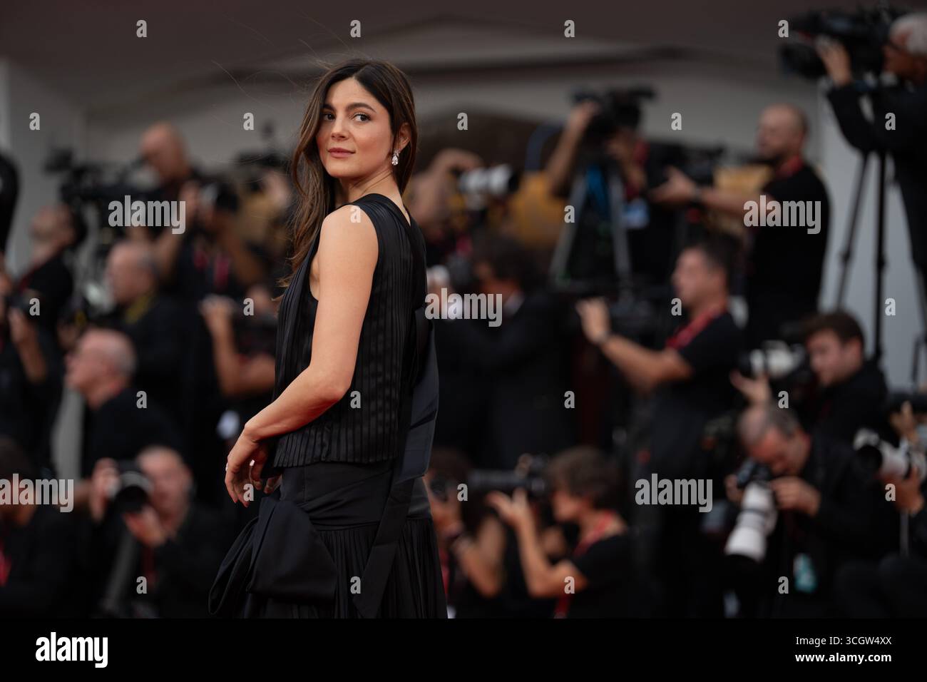 Monica Barbaro attends the ''After The Hunt'' red carpet during the