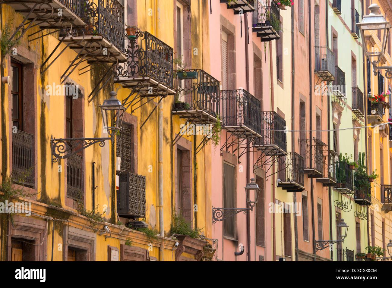 Wrought iron balconies hi-res stock photography and images - Alamy