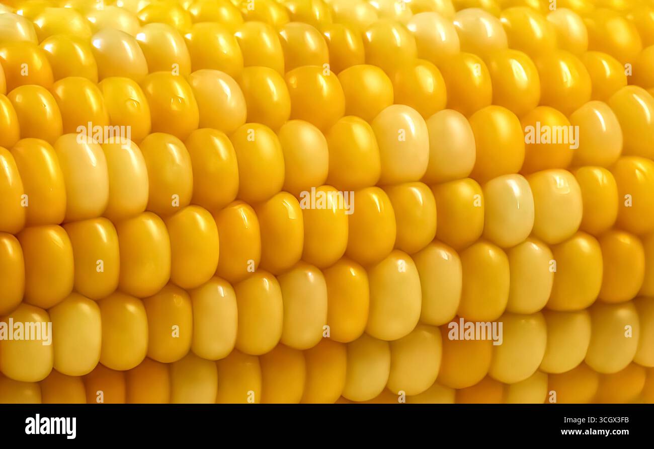 Close up of fresh corn Stock Photo