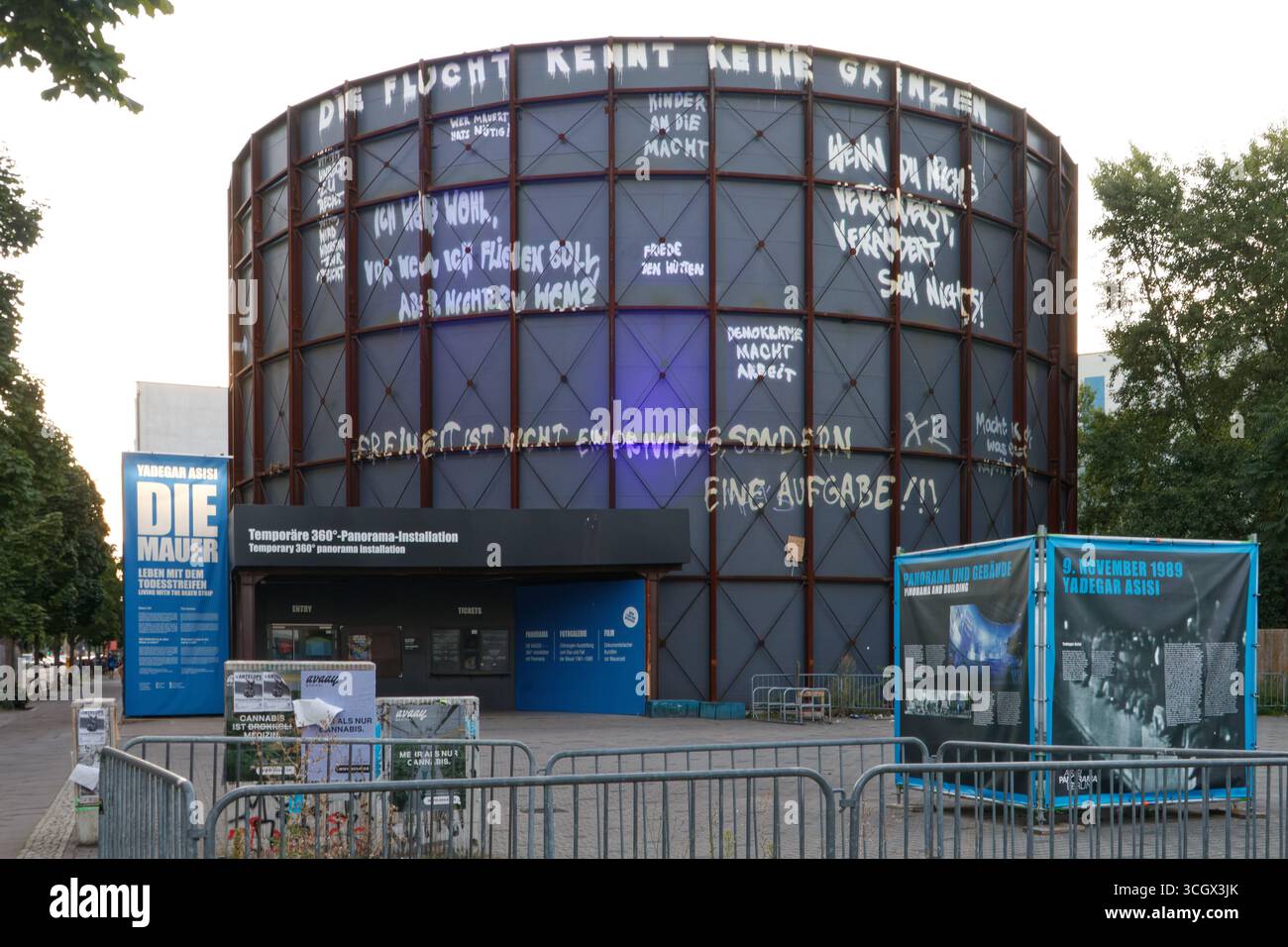 Die Mauer exhibition Stock Photo