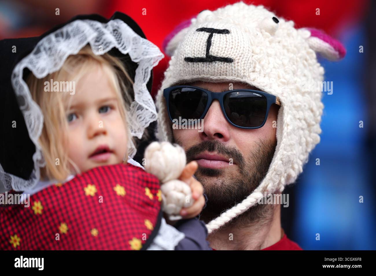 Wales fans before the Women's Rugby World Cup 2025 Pool B match at ...