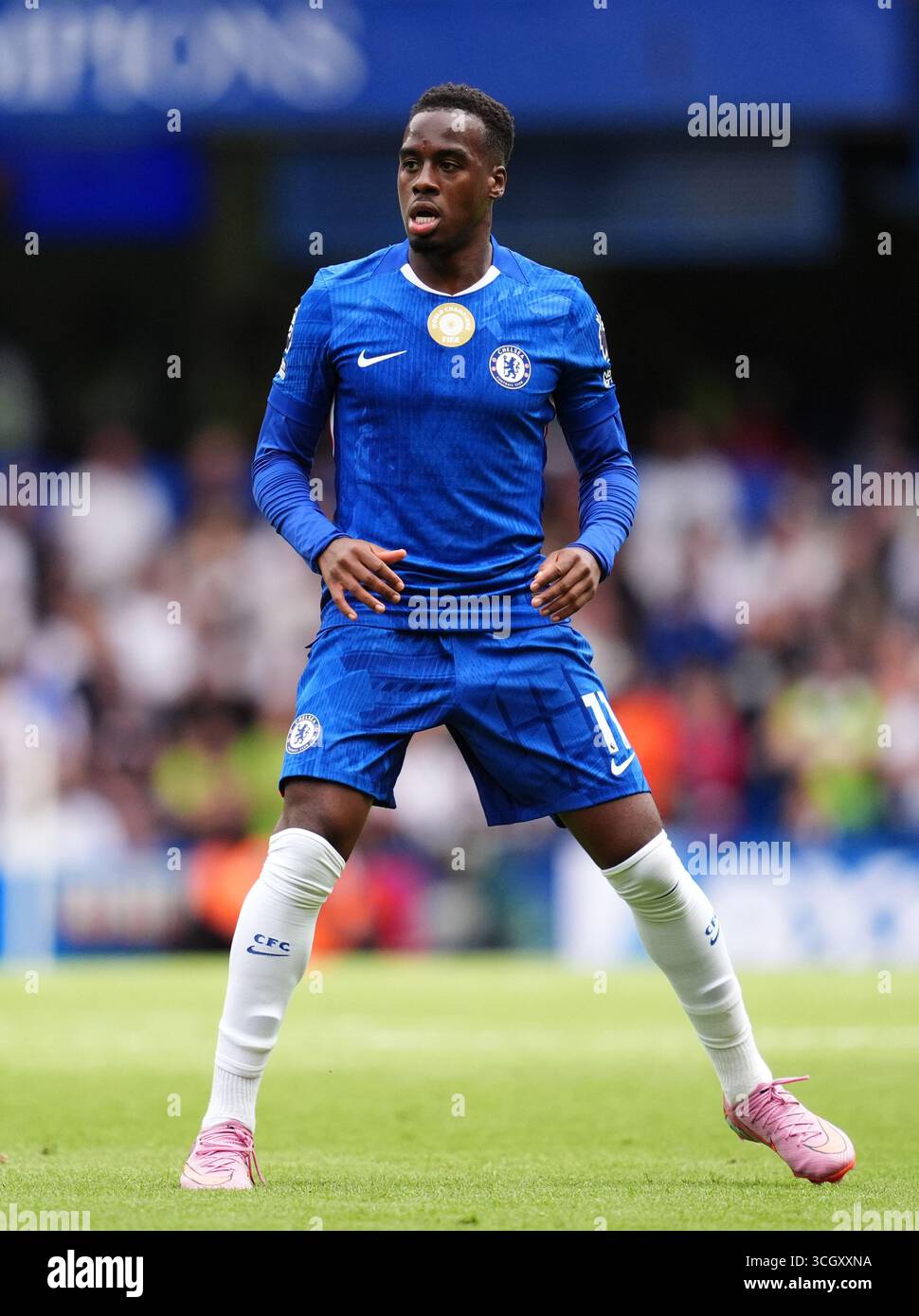 Chelsea's Jamie Gittens during the Premier League match at Stamford ...