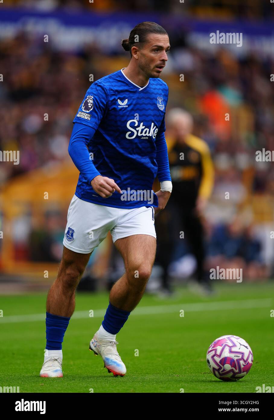 Everton's Jack Grealish during the Premier League match at