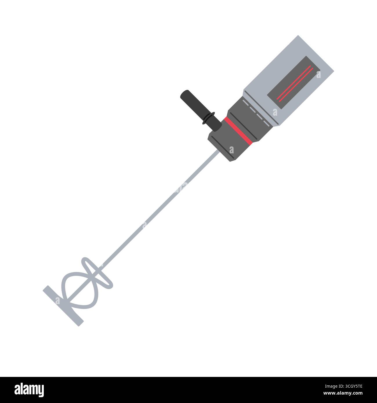 Powerful electric mixer ideal for baking and cooking tasks in home kitchens Stock Vector