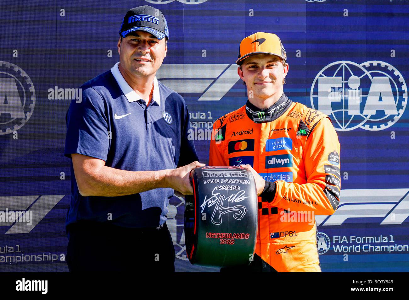 Julio Ricardo Cruz of Argentina and Pole position qualifier Oscar ...