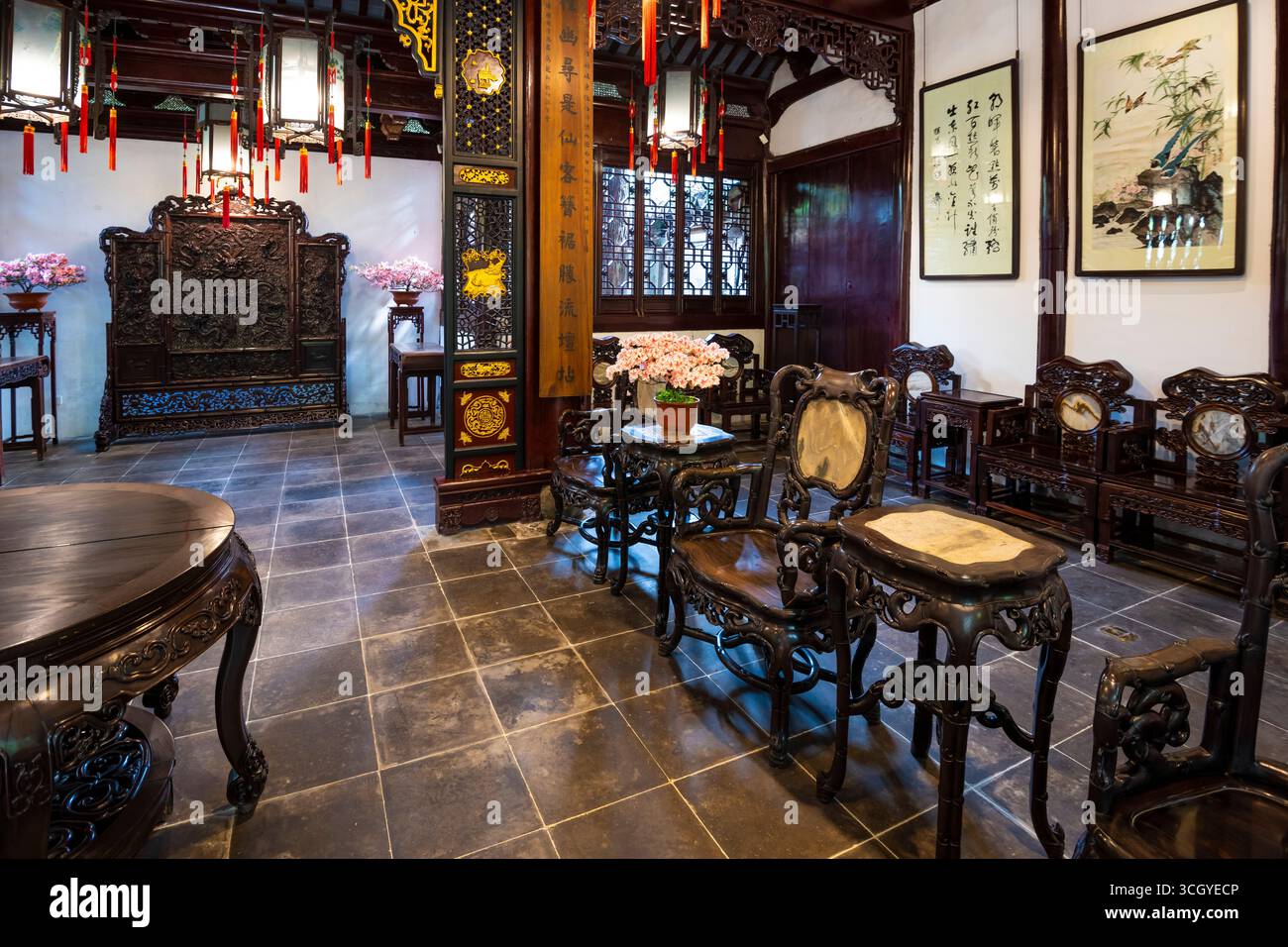 Jing Guan, Qing Xue Hall, Chinese garden, historical garden, Chinese ...