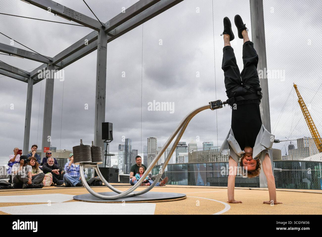 London, UK. 30th Aug, 2025. Bastien Dausse with Compagnie Barks present ...