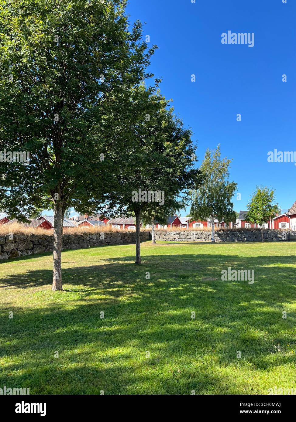 Picture from the Gammelstad church yard - Smartphone Captured Stock Image