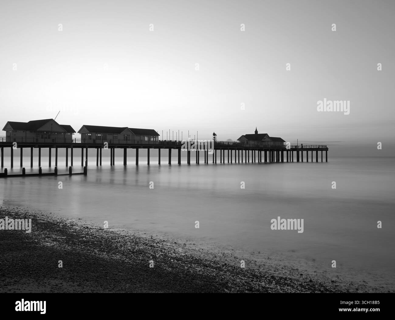 Suffolk coastal view Black and White Stock Photos & Images - Alamy