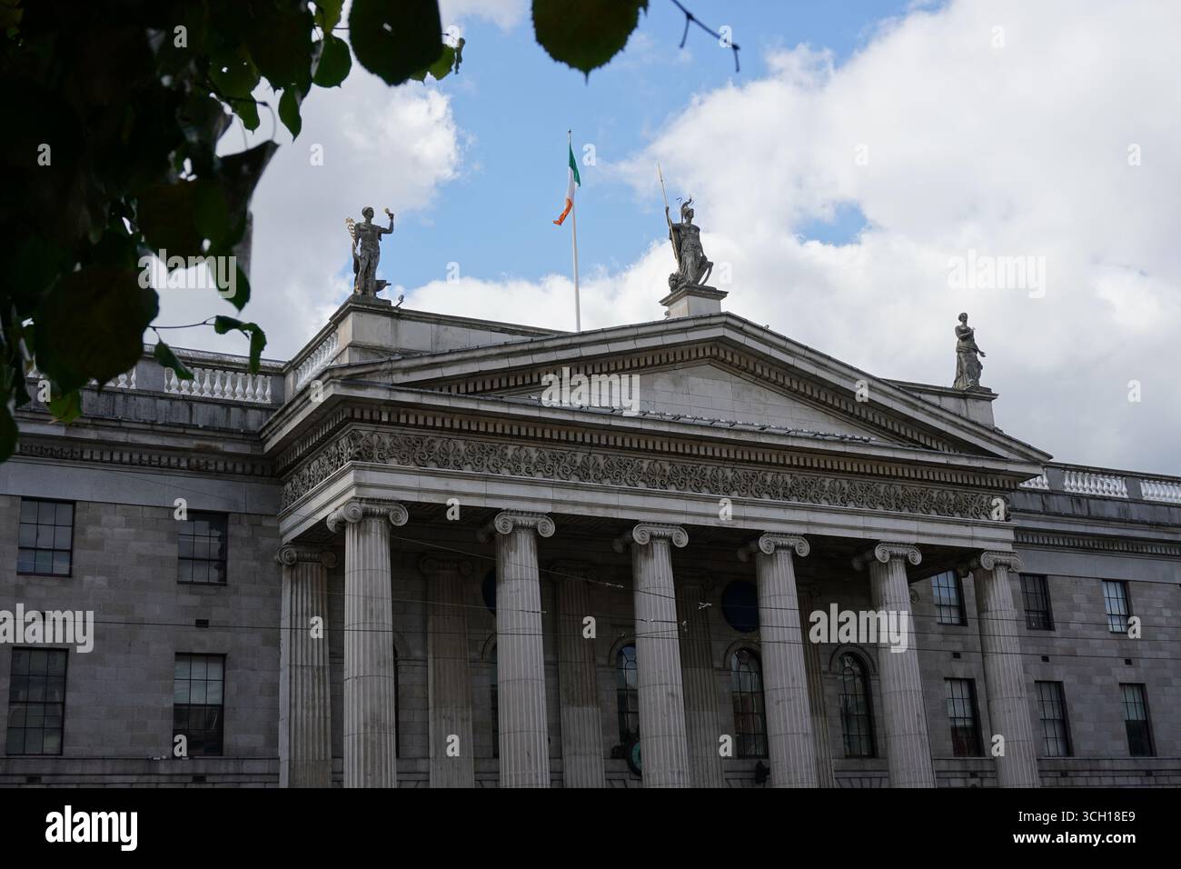 The historic General Post Office (GPO) building stands on O'Connell ...
