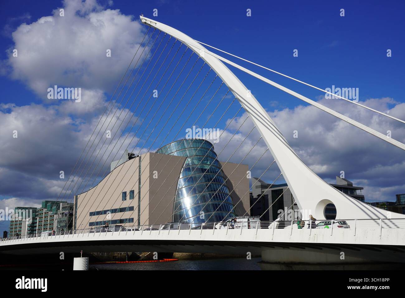 The Samuel Beckett Bridge by Calatrava in Dublin Stock Photo - Alamy