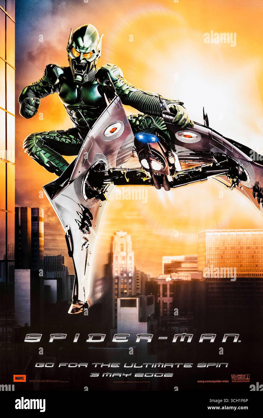 Green goblin spiderman hi-res stock photography and images - Alamy, image size:876x1390