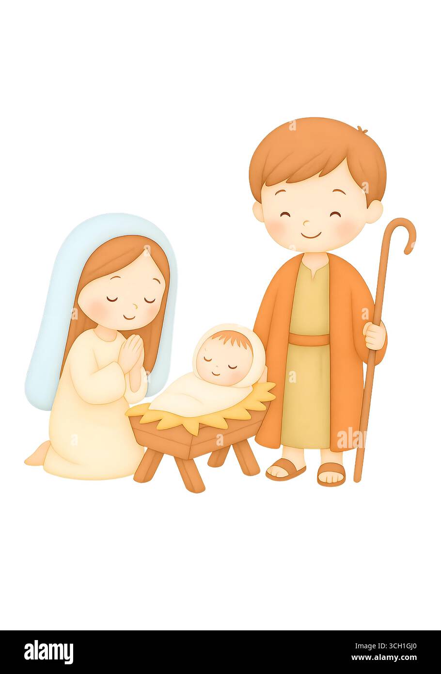 Baby jesus mary joseph cartoon Cut Out Stock Images \u0026 Pictures - Alamy, image size:910x1390