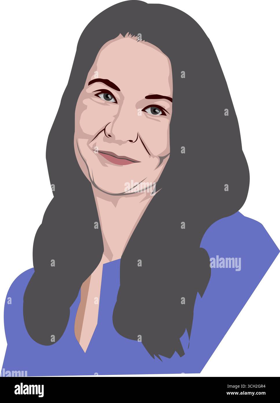 Melinda Portrait Vector Stock Vector