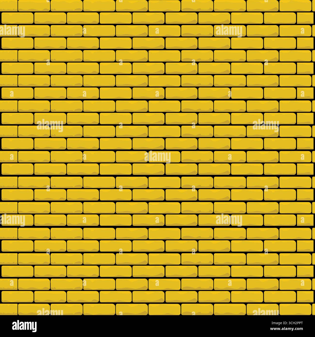 Classic Brick Wall with Neat Natural Texture Stock Vector