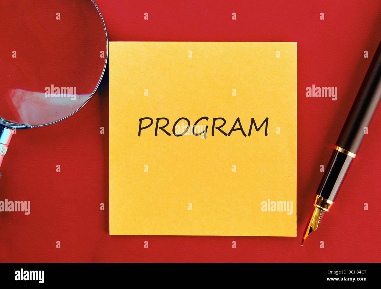 Concept word PROGRAM. Data Digital Programs System Technology Concept. Stock Photo