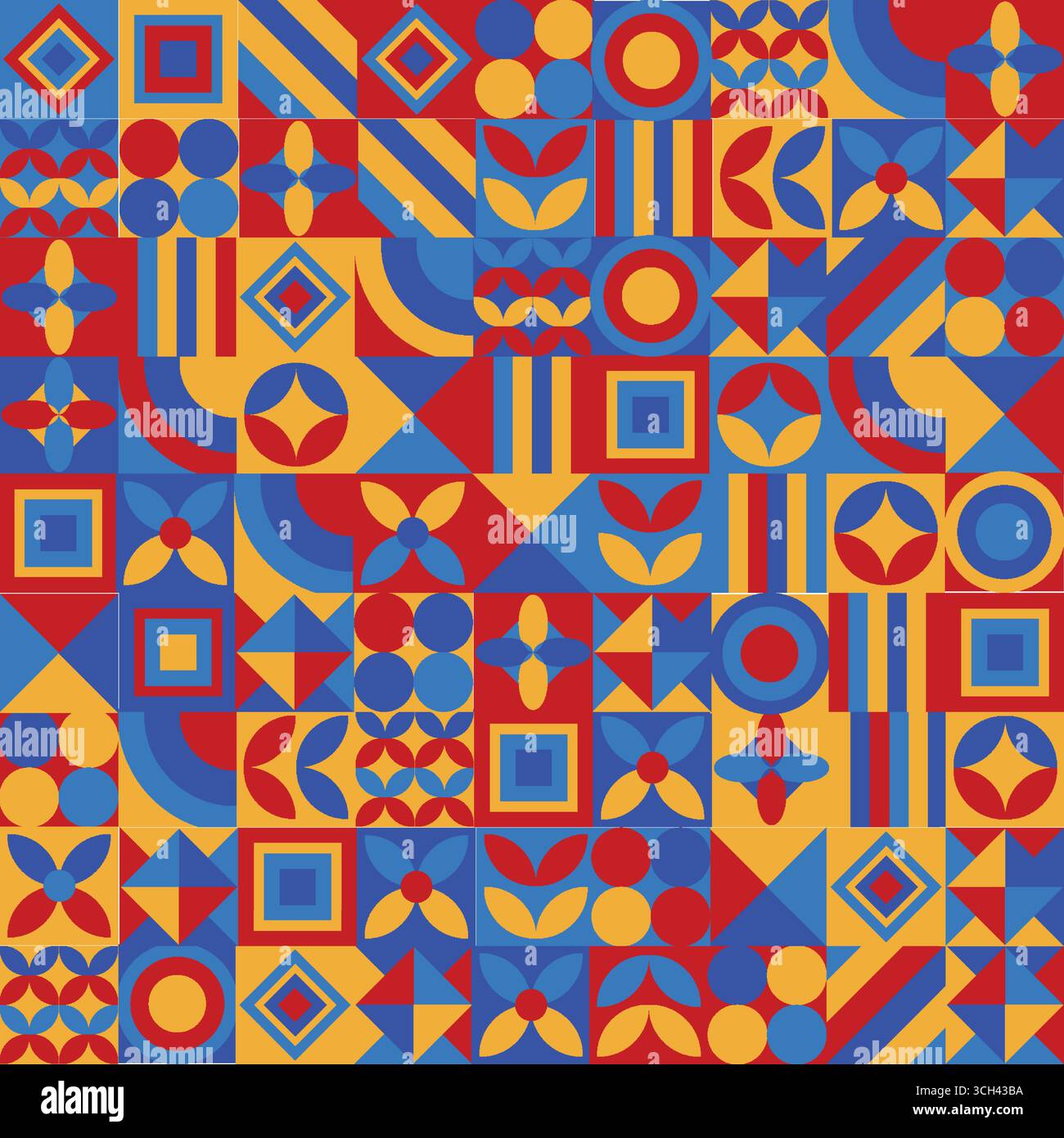 Pattern with colorfull concept design Stock Vector