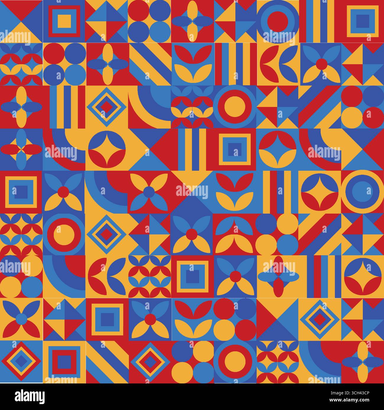 Pattern with colorfull concept design Stock Vector