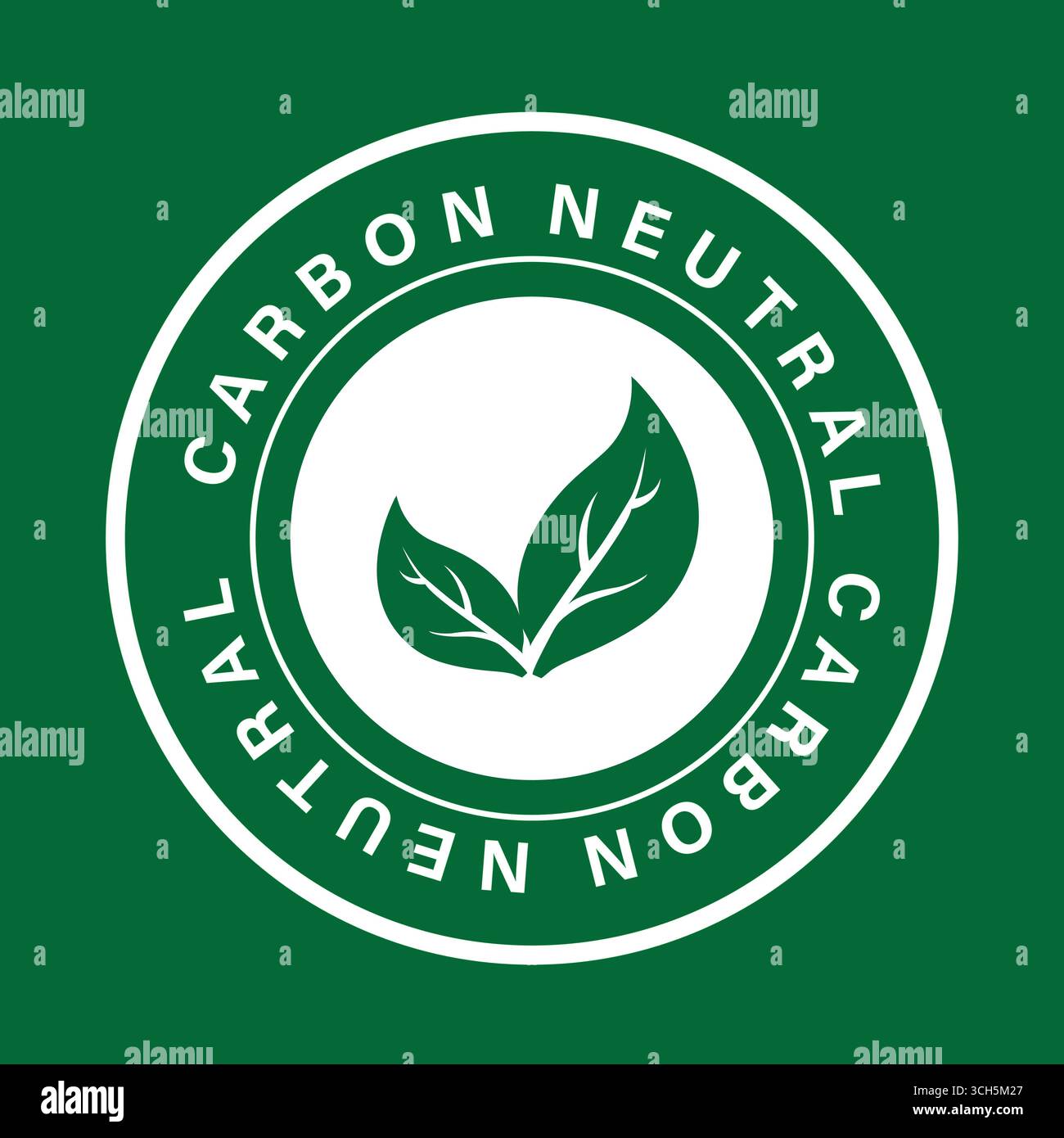 Carbon Neutral Certification Label for Eco Conscious Brands Stock ...