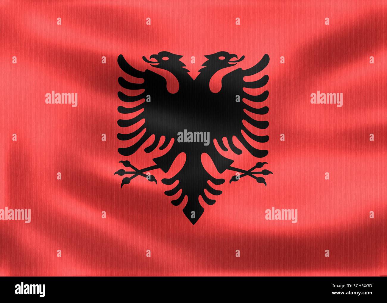 realistic-flag-of-albania-waving-gracefully-in-the-wind-showcasing