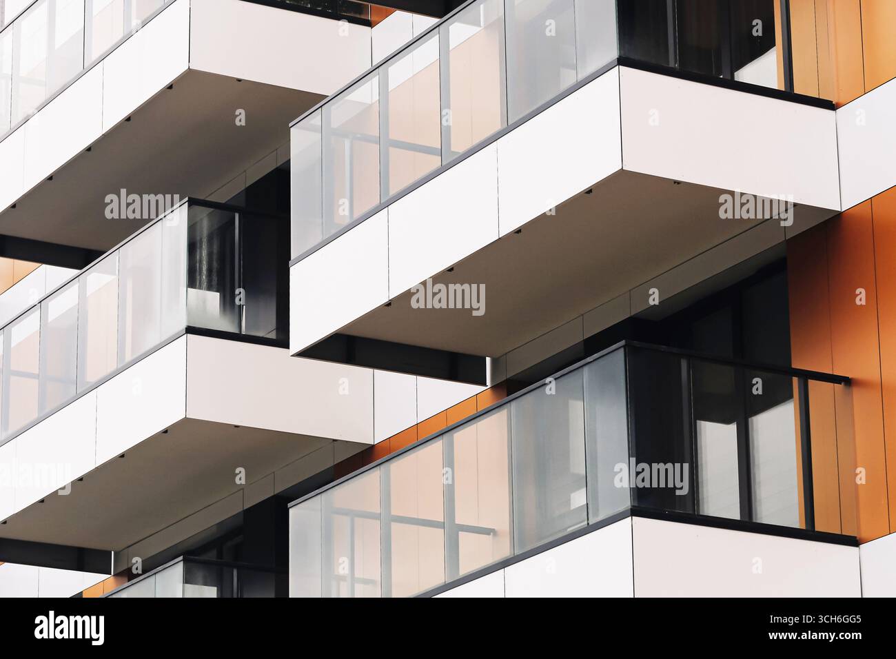 Image showcasing Modern Apartment Interior with Glass Wall